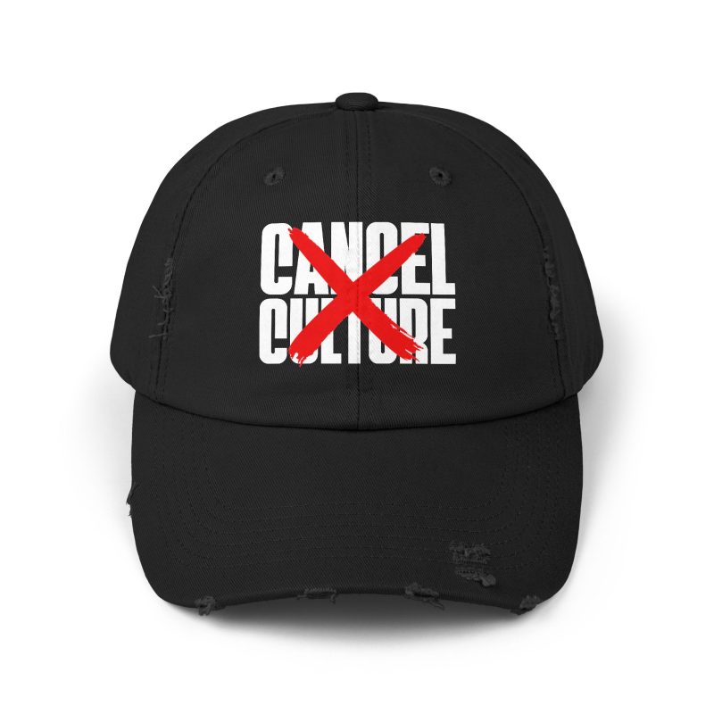 Let’s Cancel Cancel Culture - Red X Distressed Cap