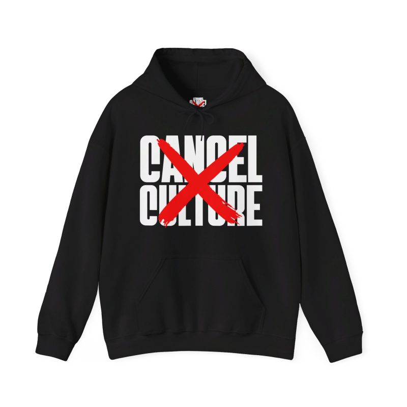 Let’s Cancel Cancel Culture – Red X Statement Hoodie